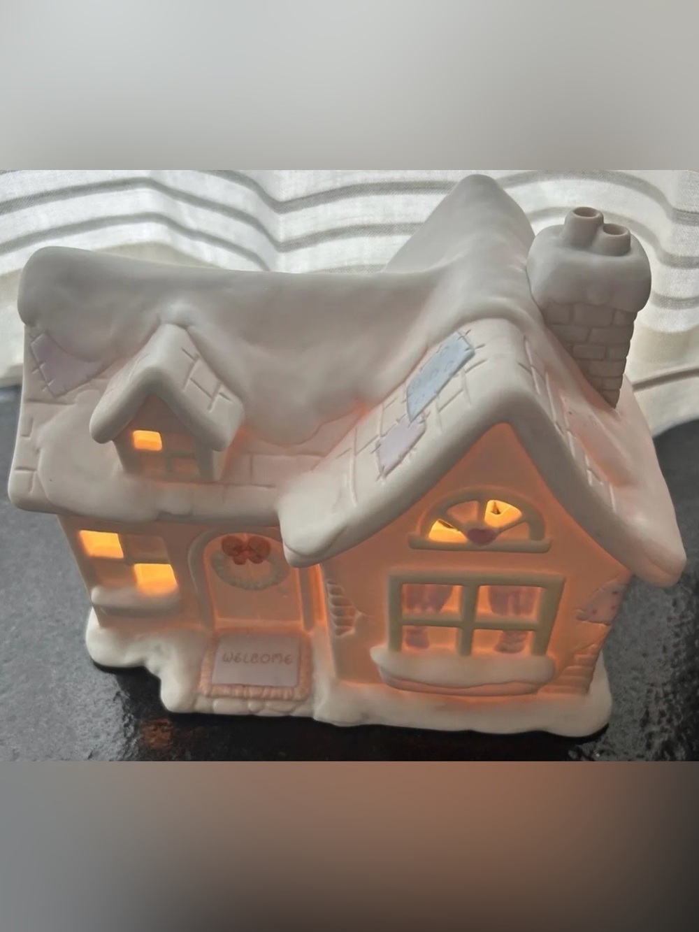 1992 Enesco Precious Moments Sugar Town Sam's House porcelain village